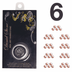 Daniel Stone Rhinestone | SS-6 | Peach