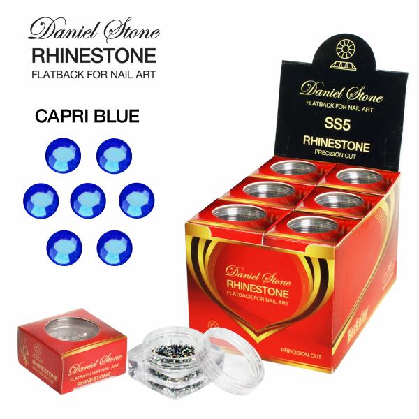 Daniel Stone Rhinestone in Ready-to-Use Jar | SS-5 | Capri Blue