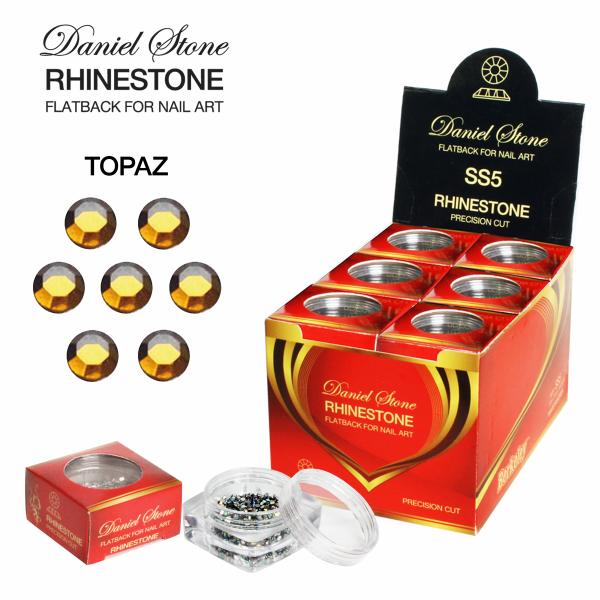 Daniel Stone Rhinestone in Ready-to-Use Jar | SS-5 | Topaz