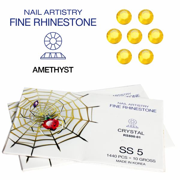 Spider Rhinestone | SS-5 | Light Topaz