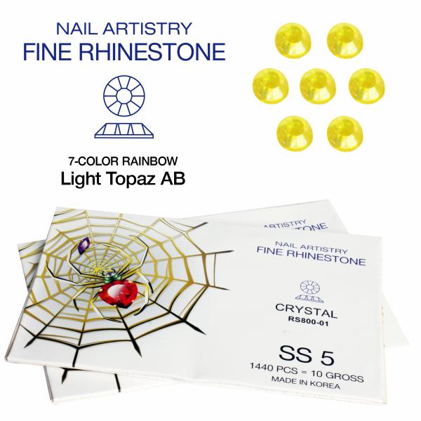 Spider Rhinestone | SS-5 | Light Topaz AB