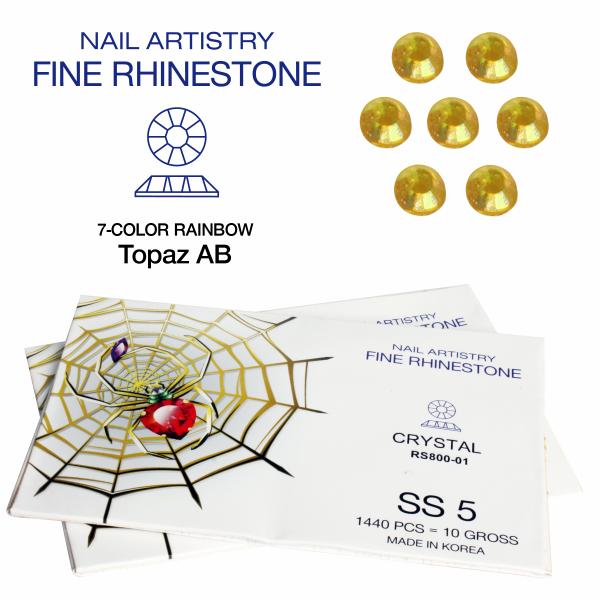 Spider Rhinestone | SS-5 | Topaz AB