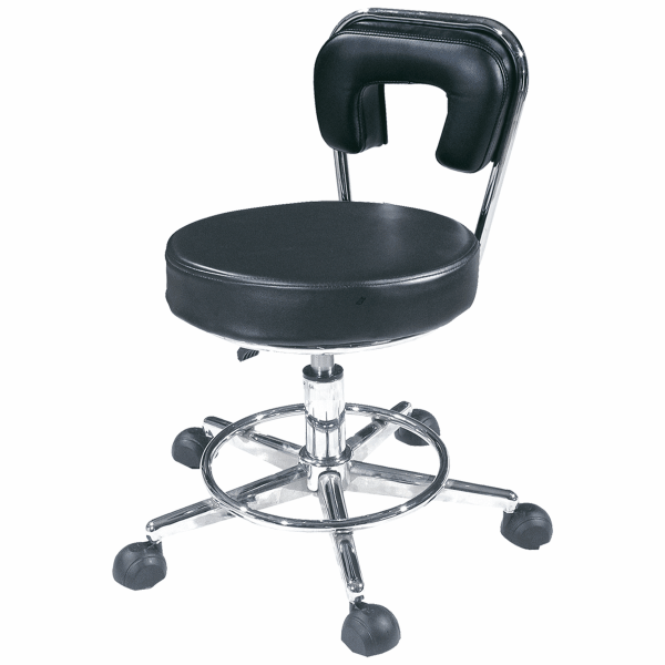 Pedicure Stool | Mini Black