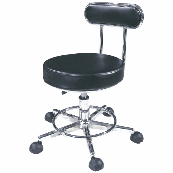 Pedicure Stool | Petite Black
