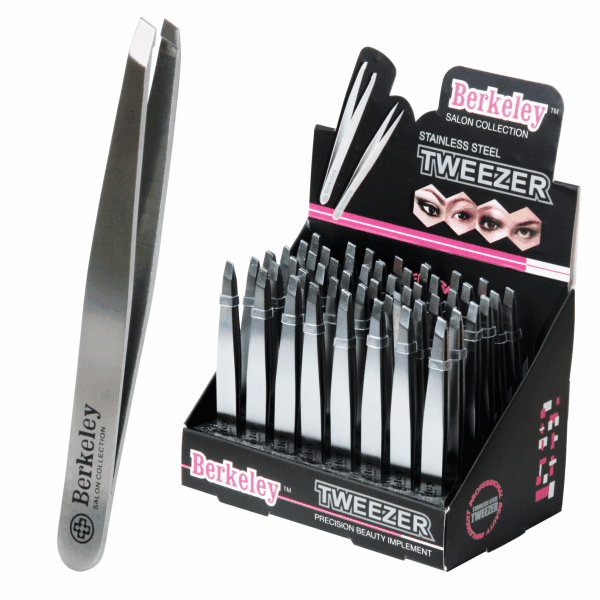 Berkeley SlantTip Tweezer - Chrome